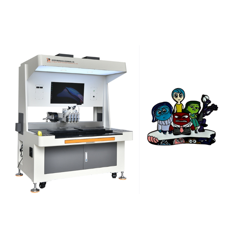 Disney Pin Badge Enamel Pin Filling Machine – Automatic High-Precision CNC Dispensing System